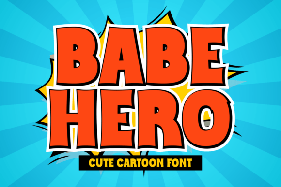 Babe Hero: The Playful Display Typeface for Handmade Branding