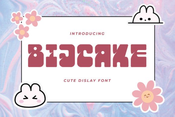 Bijcake: A Charming Display Font for Whimsical Editorial Design