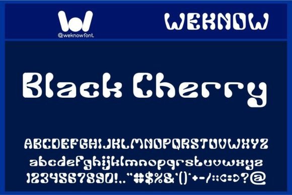 Black Cherry: A Bold Display Typeface for Modern Editorial Design