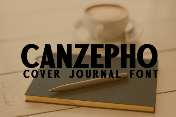 Canzepho: The Bold Display Typeface for Sturdy Craft Designs