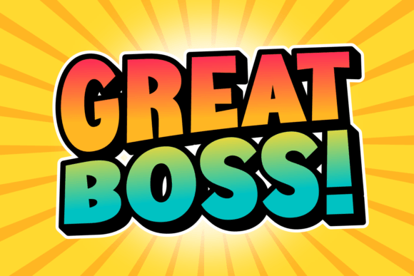 Great Boss: The Display Font That Makes Campaigns Stand Out