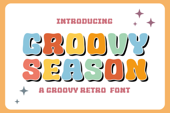 Groovy Season: A Retro Display Typeface for Editorial Design