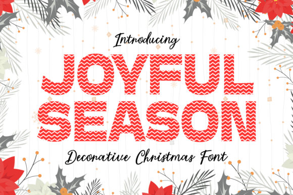 Joyful Season Typeface Review: A Playful Display Font for Holiday Branding