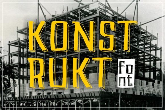 Konstrukt Typeface: Bold Typography for High-Impact Campaigns