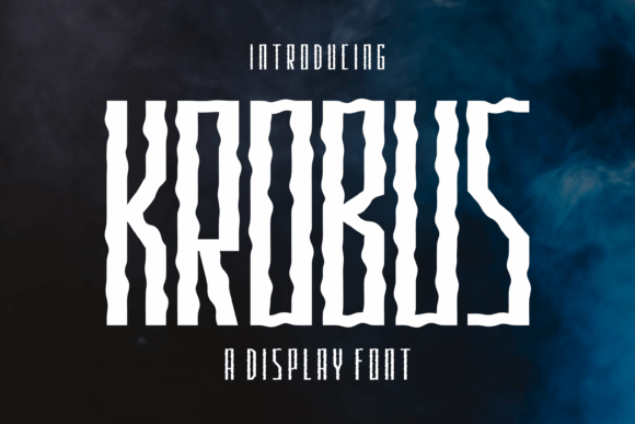 Krobus: The Wavy Display Font That Elevates Handmade Product Branding