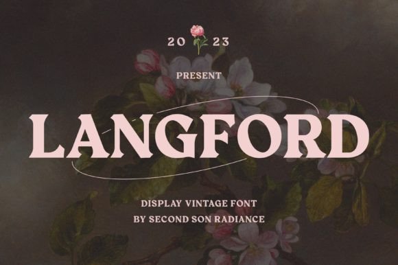 Langford: A Bold Retro Display Font for Modern Branding