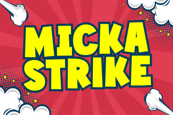 Micka Strike: The Cheerful Display Font for Handmade Brands