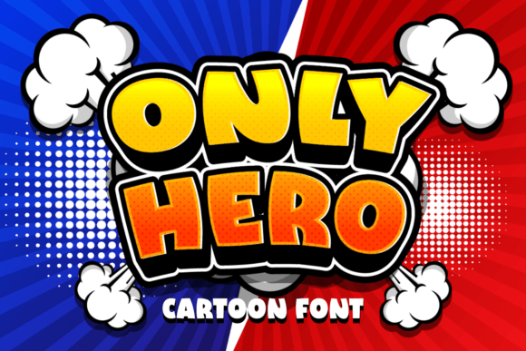 Only Hero: A Bold Display Font for Editorial Impact