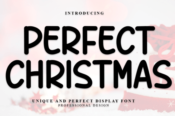 Perfect Christmas: A Modern Display Font for Festive Branding