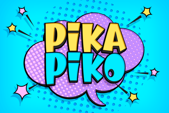 Pika Piko: A Playful Display Typeface for Handmade Brands