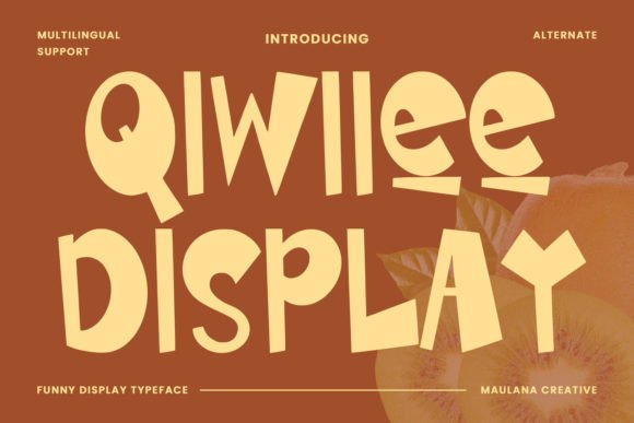 Qiwiiee: The Funny Display Typeface for Scroll-Stopping Campaigns