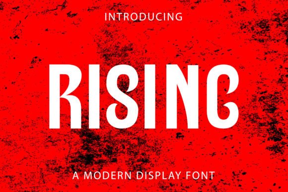 Rising: A Bold Display Typeface for Modern Web Design