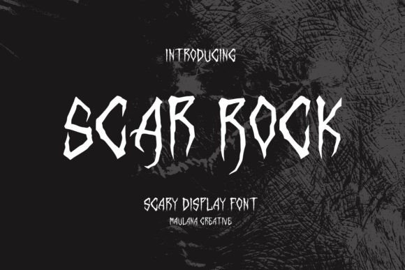 Scar Rock Typeface: Elevating Editorial Design with Bold Personality