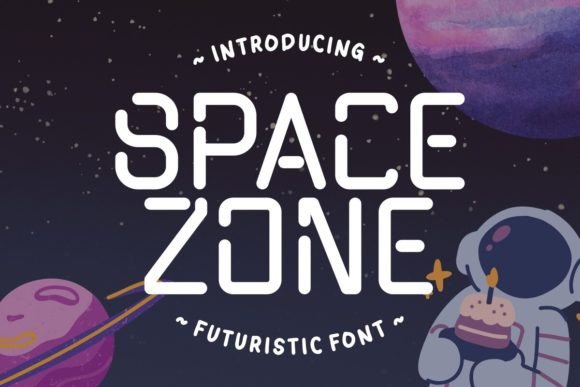Space Zone: A Futuristic Display Font for Modern Editorial Design