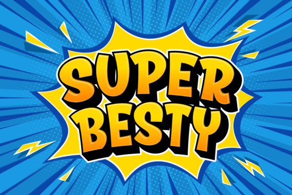 Super Besty: The Playful Display Typeface That Elevates Small Business Branding