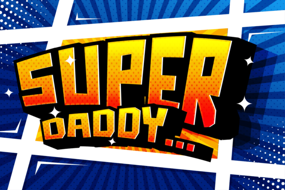 Super Daddy: A Playful Display Typeface for Bold Brand Identities