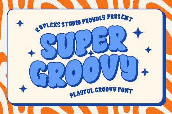 Super Groovy: A Playful Retro Font for Editorial Design