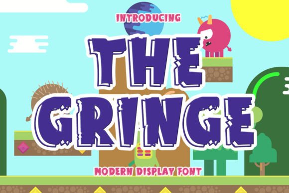 The Gringe: A Modern Display Typeface for Digital Branding