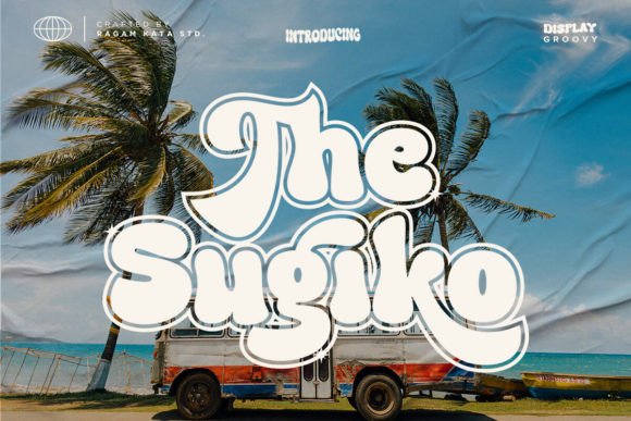 The Sugiko: A Retro Display Font for Bold Brand Identity