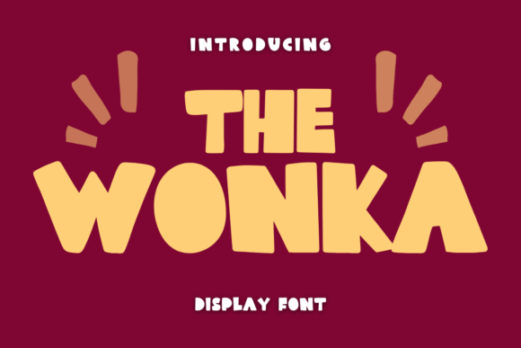 The Wonka: A Quirky Display Font for Playful Editorial Design
