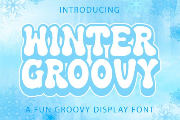 Winter Groovy: A Vintage Handwritten Typeface for Editorial Design