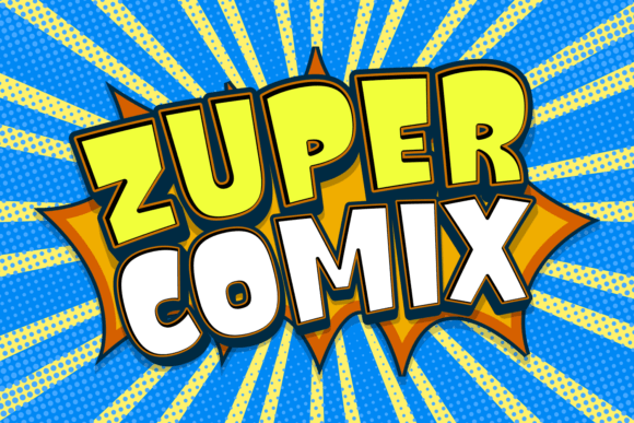 Zuper Comix: The Playful Display Font That Elevates Small Business Branding